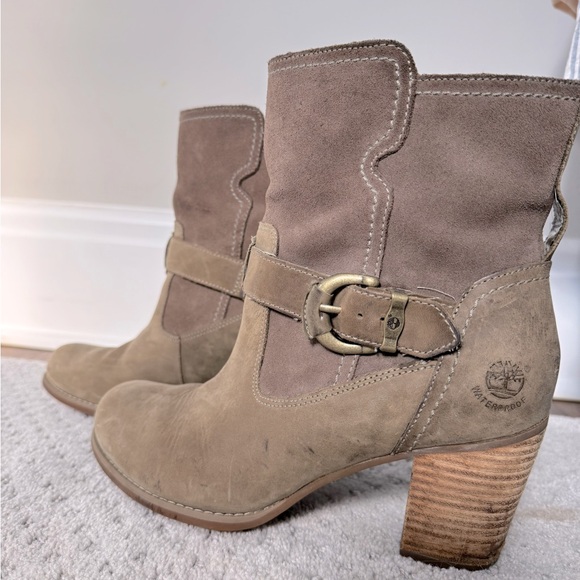 Timberland ankle booties / waterproof / leather / size 8.5 - Picture 3 of 6